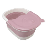 Foot Soaking Tub Foldable Foot Bath Foot Tub Bucket for Children Foot Bath Plastic Wash Bathtub Pink V1294-YM3117220226211-0421