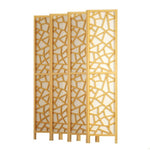 Artiss 8 Panel Room Divider Screen 325x170cm Clover Natural RD-4016-8P-NT