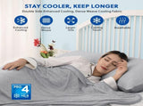 Cooling Blankets for Hot Sleepers - Summer Blanket Thin Lightweight Breathable Soft Double Side V1192-AZ-W-0214