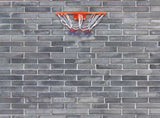 1 Set of Basketball Rim Iron Basketball Ring Hanging Basketball Frame Indoor Basketball Frame V1366-AZ2-W-25133