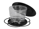 Bird 1L Durable ABS Easy Filling Transparent Container Portable Pavilion Design Hanging Bird V1294-YM0715-3111210498611