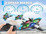 Global Hit K500Max Toy RC Drone - Hand Launch / One-Key Takeoff, 360&deg Stunt Flips. Equipped with a V1105-YAWJ-02