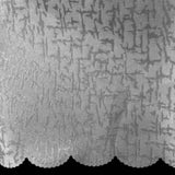 Jacquard Table Cloth Scribble Grey 150 x 270 cm V442-GNA-TABLEC-SCRIBBLE270CM-GREY-RE