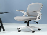 Artiss Mesh Office Chair Mid Back Grey OCHAIR-G-2013-WH-GY