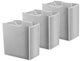 3 Pcs Laundry Sorter Cart Replacement Bags, Heavy Duty Oxford Hamper Liners for 3 Section Carts, V1188-MS-721-237