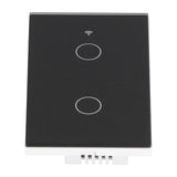 For Zigbee Tuya Remote Light Switch Voice Control 2Gang US Wall Touch Switch AC 100240V V1294-YM0901-3113210138712