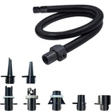 Inflatable Air Pump Adapter Kit,99cm Spiral Hose with 7 Valve Nozzles for SUPs Boats V1369-AZ3-W-14116