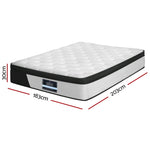 Giselle Bedding 30cm Mattress Euro Top King MATTRESS-C-014-K