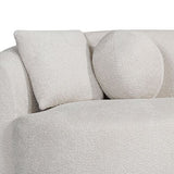 4 Seater Curved Fabric Sofa V43-SOF-DOVE