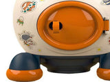 Cartoon Style Space Rocket Piggy Bank Money Bank Money Saving Jar Boys Girls Gift Morandi Blue V1294-YM0703-3117230042011