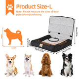 Waterproof Dog Car Seat Bed with Safety Belt V767-9LPET01-L-GJ-B