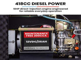 GENPOWER 7kW Peak 5kW Rated Commercial Diesel Generator, Three Phase 415V, Electric Start, V219-GENDSLGN5K3A
