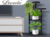 Levede Plant Stand Outdoor Indoor Flower Black Large UM1189-L-BK