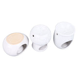 3Pcs Ceramic Tealight Candle Holder Oil Burner Wax Melt Oil Burner for Home Bedroom Decor Christmas V1294-YM0710-3115230111811