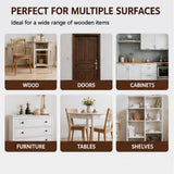 EcoFriendly WaterBased Furniture for Restoration and Renovation,White Touch Up,White V1366-AZ2-W-11154