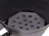 Grill Chimney Starter Wood Handle Compact Barbecue Chimney Starter for Outdoor Cooking Camping V1294-YM0901-3111230161911