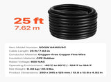 7.62 m 6AWG Portable Power Cable , Heavy Duty 600V SOOW Electrical Power Cable, V952-BXSDYXSOOWDLLUJEO001V8