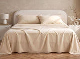 Giselle Double Sheet Set 150 GSM Anti-pilling Micro Flannel, Fast Drying Lightweight 4 Piece, 40CM SHEETSETS-FLA-CW-D