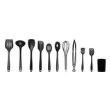 11pcs Kitchen Utensil Set Silicone Heat-Resistant Non-Stick Kitchen Utensils kit V63-828121