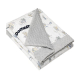 Domimia Thick Padded Minky Cotton Kids Blanket - 2.5 tog Wildflower Boquet DTK10102