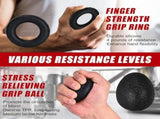 Hand Grip Strengthener,Grip Strength Trainer,22-132 Lbs Adjustable Resistance Forearm Exerciser V1192-AZ-W-31913