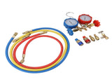 Air Conditioning Pressure Gauge R410 22 134A 3 Way AC Diagnostic Manifold Gauge Tube Set for Freon V1294-YM0706-3114230080411