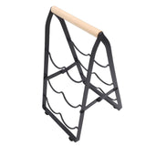 Desktop Wine Rack 3 Tier Tabletop Wine Holder Foldable Wine Bottle Stand Organizer for Bar Home V1294-YM0901-3118250190311