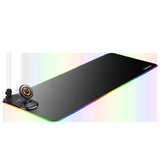 Wireless Charging Mouse Pad 15W RGB Gaming Mousepad Waterproof Desk Mat with Phone Holder V1079-MOUSRPADBLACK