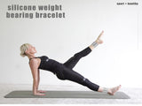 Grey Premium Adjustable Silicone Wrist & Ankle Weights - Waterproof & V888-ELOSUNG32089
