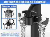 Towing Chain Organizer with Strong Aluminum Build All in One Tidy Storage Trailer Safety Chain V1366-AZ2-W-15038