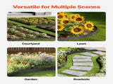 Steel Landscape, 5 Packs 990 x 207 mm Rust-Resistant Metal Landscape, Bendable Garden V952-DXGJSPZ5PCS3W4HOLV0
