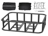 Rear Bike Basket, Medium Bicycle Basket with Cargo Net, Liner & Waterproof Cover, Pets, Mounting V767-VVR-CKHXJSGZYNCBKTWSAV0