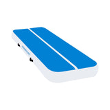 Powertrain Airtrack 20cm Thick 4m x 2m Inflatable Gymnastics Tumbling Mat Air Track - Blue IFM-0402-BUWH