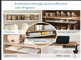 Telescopic Under Cabinet Storage Rack, Floating Shoe Shelf V1369-AZ3-W-12667