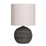 Sarantino Ceramic Table Lamp with Striped Pattern LMP-MLM-4502