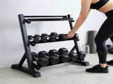 Dumbbell Rack Storage Stand Hex Weight Heavy Duty 3 Tier Wide Home Gym Fitness V63-837171
