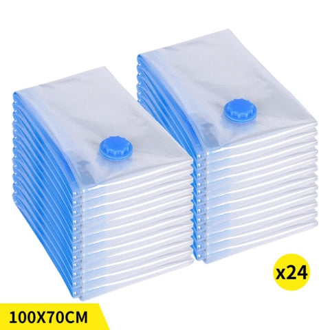 Vacuum Storage Bags Save Space Seal 100x70cm-24PK EJ1930-100X70CM-24PK