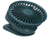 3Gears Portable Electric Fan Fully Automatic Shaking Head Electric Fan USB Charging for SummerGreen V1294-YM0901-3113210043313