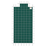 Pool Safety Cover Fits 20x40ft Rectangle Inground Safety Pool Cover Green Mesh with 4x8ft Center End V952-YYCM20X40JZYTYCG1V0