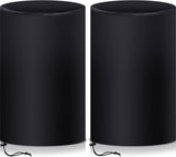 55 Gallon Drum Cover, 210D Oxford Cloth Water Storage Barrel 25 x 37 Inch Outdoor Waterproof Rain V1259-DP01-A-1122