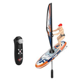 Remote Control Sailing Boat for Racing Surfing with Waterproof LED Light High Low Speed V1370-AZ4-10600