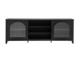 Artiss Buffet Sideboard Shelves Double Doors - Black FURNI-G-SID-01-BK-AB