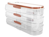 3 Layer Automatic Rolling Egg Storage Box Egg Organizer Egg Storage Container with Lid for V1294-YM0901-3118240203711