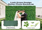 Artificial Plant Wall, 4 PCS 61 x 243.8 cm Artificial Boxwood Panels, Sun Protection Greenery V952-RZZWQPJSPJS3I04L4001V0