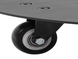 Rolling Stand with Lockable Wheels Quiet Carbon Steel Water Resistant Weather Resistant Round V1294-YM0901-3111240270311