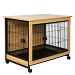 PaWz Wooden Wire Dog Kennel Side End M Medium PT1168-M