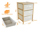 3 Drawer Bammboo Storage Chest V915-HO0421
