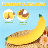 Giant Banana Squishy Fidget Toy, 47cm Oversized TPR Soft & Durable, Washable High-Rebound Stress V1385-XJNNL-ZM-001