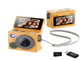 Sized Double Lens Camera with 32GB Memory Card, Green
Double Lens Miniature Thumb Camera with V1107-CS-MZJSDHHY15
