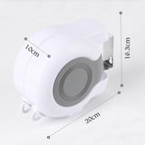 Double Line Retractable Clothesline Wall Mounted Laundry Drying Rack 15m V1263-JX-8080